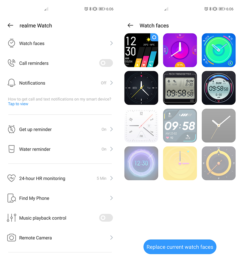 realme Link interface realme Link interface