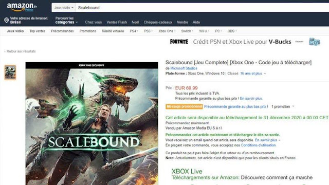 لعبة Scalebound تظهر من جديد و تلميحات عن عودتها خلال عام 2020 ، إليكم الصورة من هنا ..