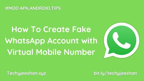 How To Create Fake WhatsApp Account with Virtual Mobile Number