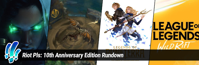Surrender At 20 Riot Pls 10th Anniversary Edition Senna Preseason 2020 Legends Of Runeterra Lol Wild Rift Arcane And Much More Announced