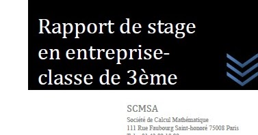 Exemple D'un Rapport De Stage D'observation Pdf  herdakux