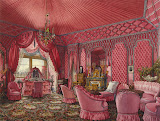 Interiors of the Winter Palace. The Fourth Reserved Apartment. The Dressing Room by Konstantin Andreyevich Ukhtomsky - Architecture, Interiors Drawings from Hermitage Museum Interiors of the Winter Palace. The Fourth Reserved Apartment. The Dressing Room by Konstantin Andreyevich Ukhtomsky - Architecture, Interiors Drawings from Hermitage Museum