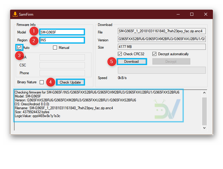 برنامج Samfirm لتحميل رومات سامسونج الرسمية أخر اصدار تعلم و احترف