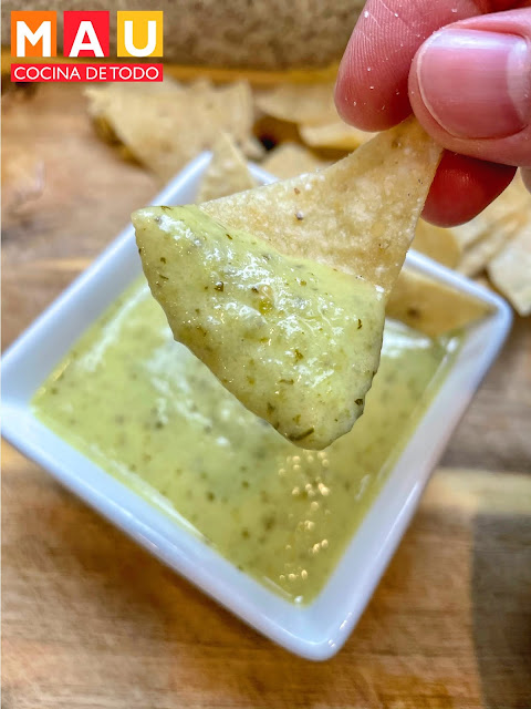 mau cocina de todo receta facil salsa verde cremosa chopear tacos al vapor sudados pancho la cima