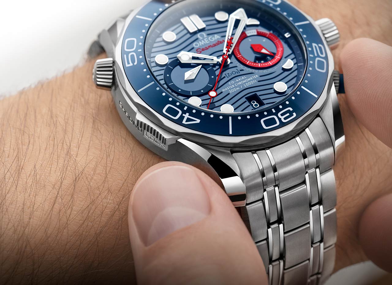 Omega Seamaster Diver 300M America’s Cup Chronograph Time and