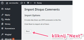 Jak zaimportować komentarze z Disqus do WordPressa (eksport i import)