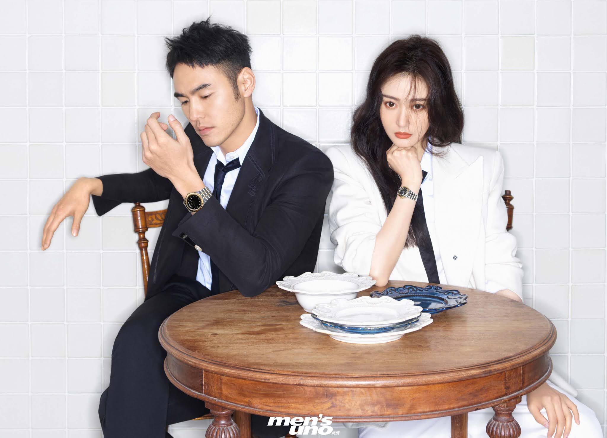 Ethan Ruan and Zhang Tianai pose for photo shoot - China Underground