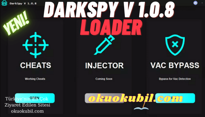 CS GO DarkSpy V1.0.8 Cheat Loader Vac Bypass Tüm Hileler 2021