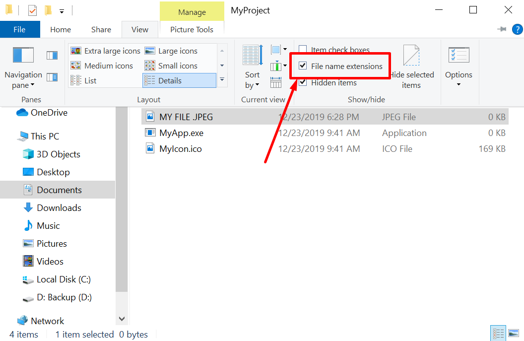 How To Show File Extension On Windows File Explorer