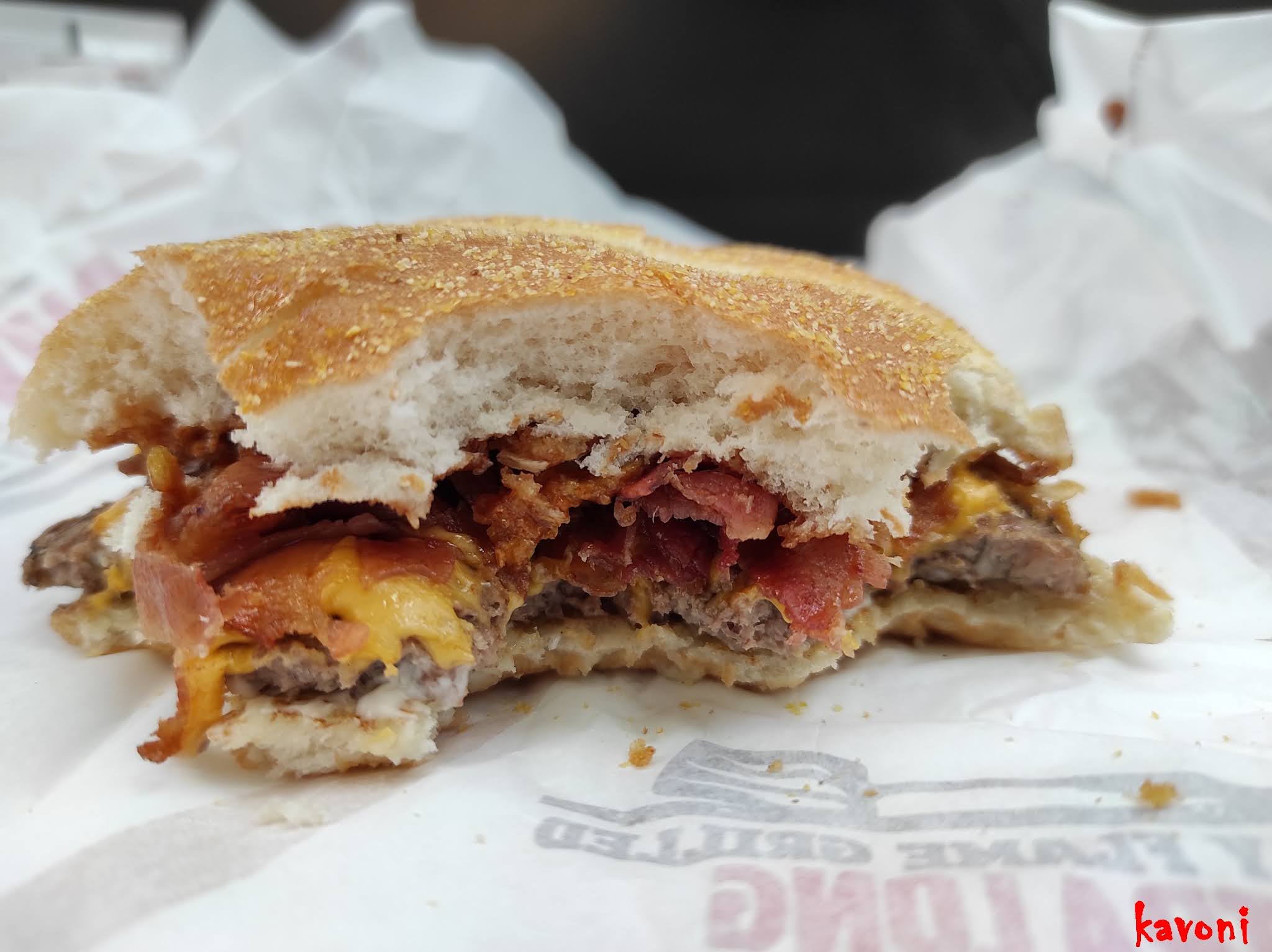 kavoniho žrádlo Steakhouse Bacon King, Burger King