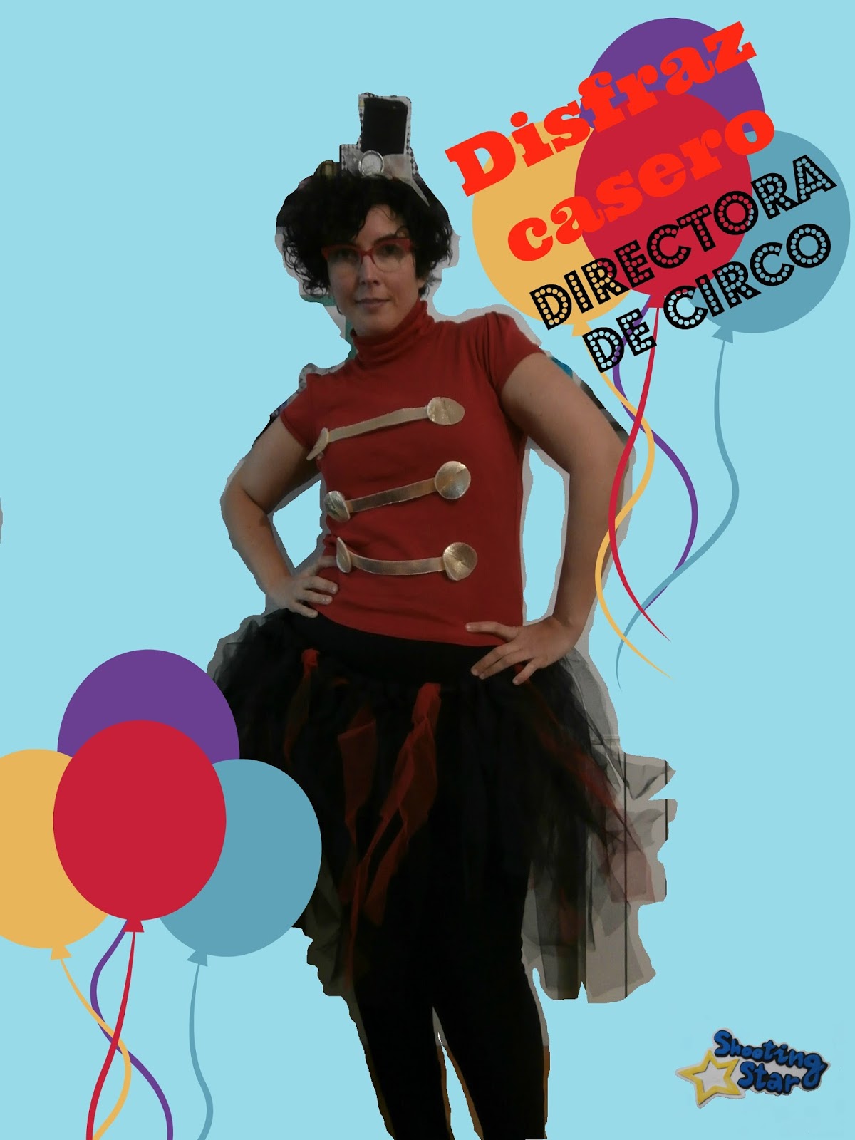 Disfraz casero de directora de circo Shooting Star Manualidades