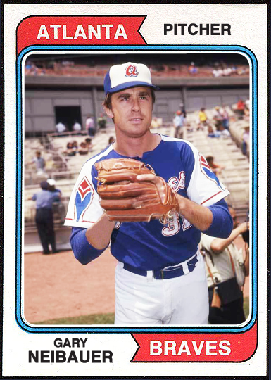 WHEN TOPPS HAD (BASE)BALLS!: NOT REALLY MISSING IN ACTION- 1974 GARY  NIEBAUER