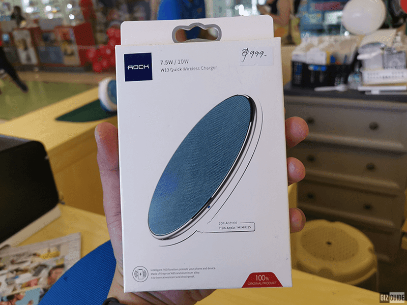 ROCK W13 Quick Wireless Charger 7.5W/10W arrives in the Philippines for PHP 999