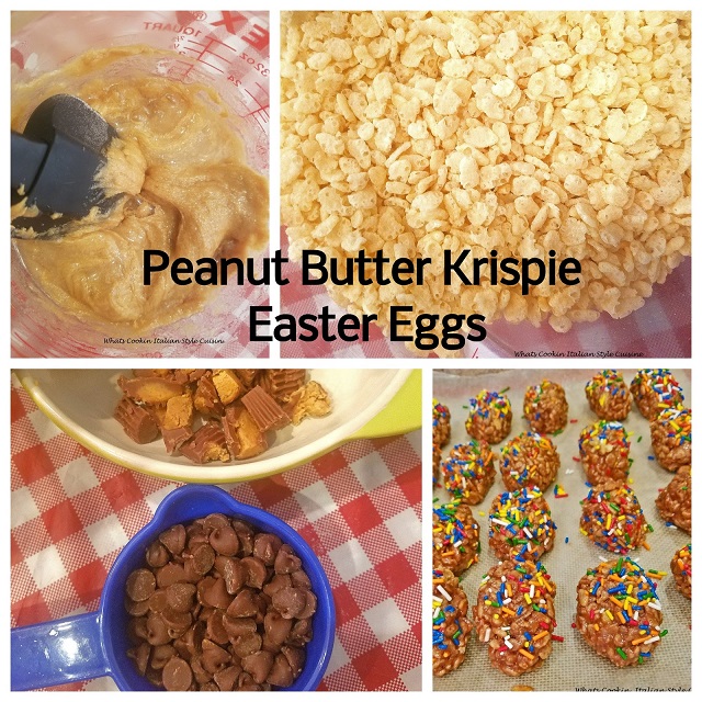 Peanut Butter Krispie Easter Eggs What's Cookin' Italian Style Cuisine