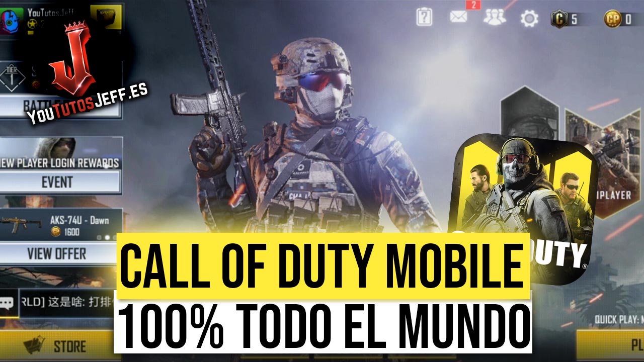 Jugar Call of Duty Mobile Gratis para Todo el Mundo 100% Efectivo