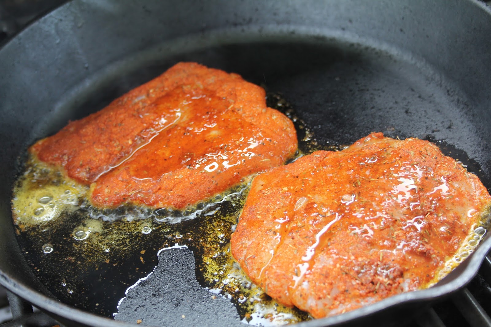 Deep South Dish Blackened Catfish with Crawfish Etouffee