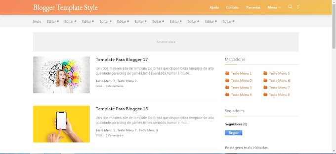 Blogger Template Style