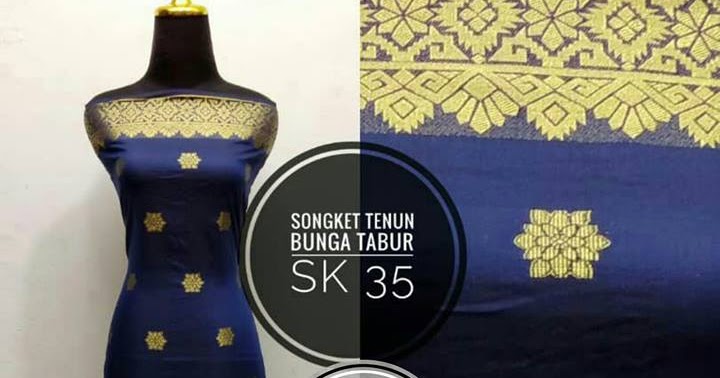Gerobok Kain Pasangku Kain Songket Cotton