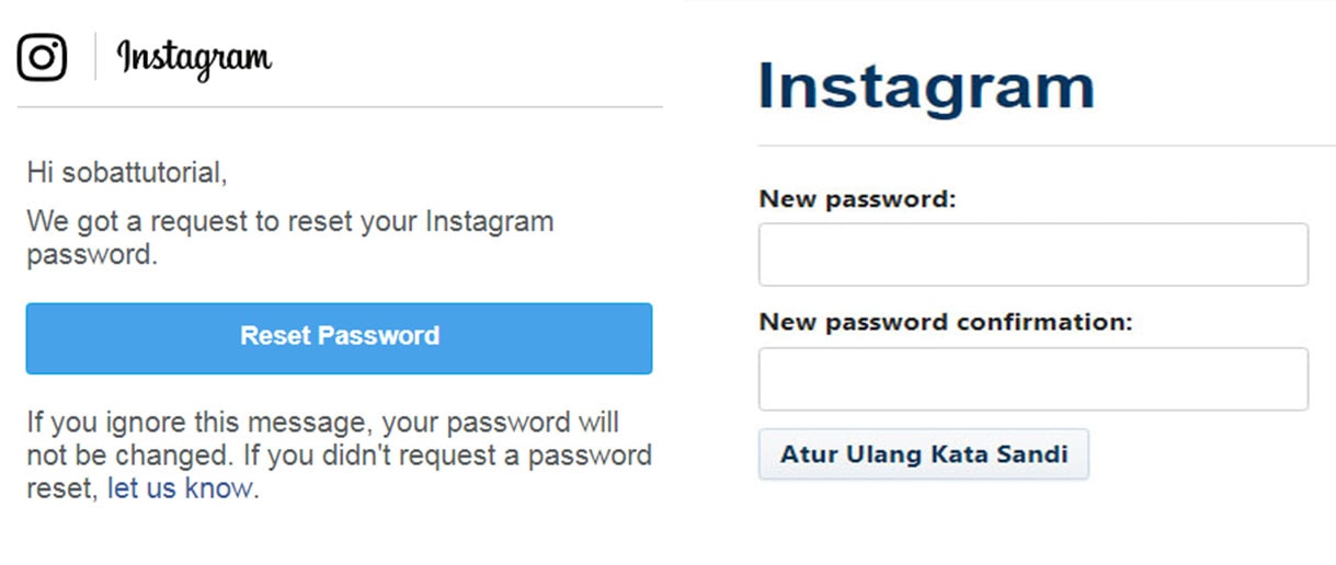 We got a request to reset your Instagram password почта. We got a request to reset your Instagram password.. Kim reset Instagram.
