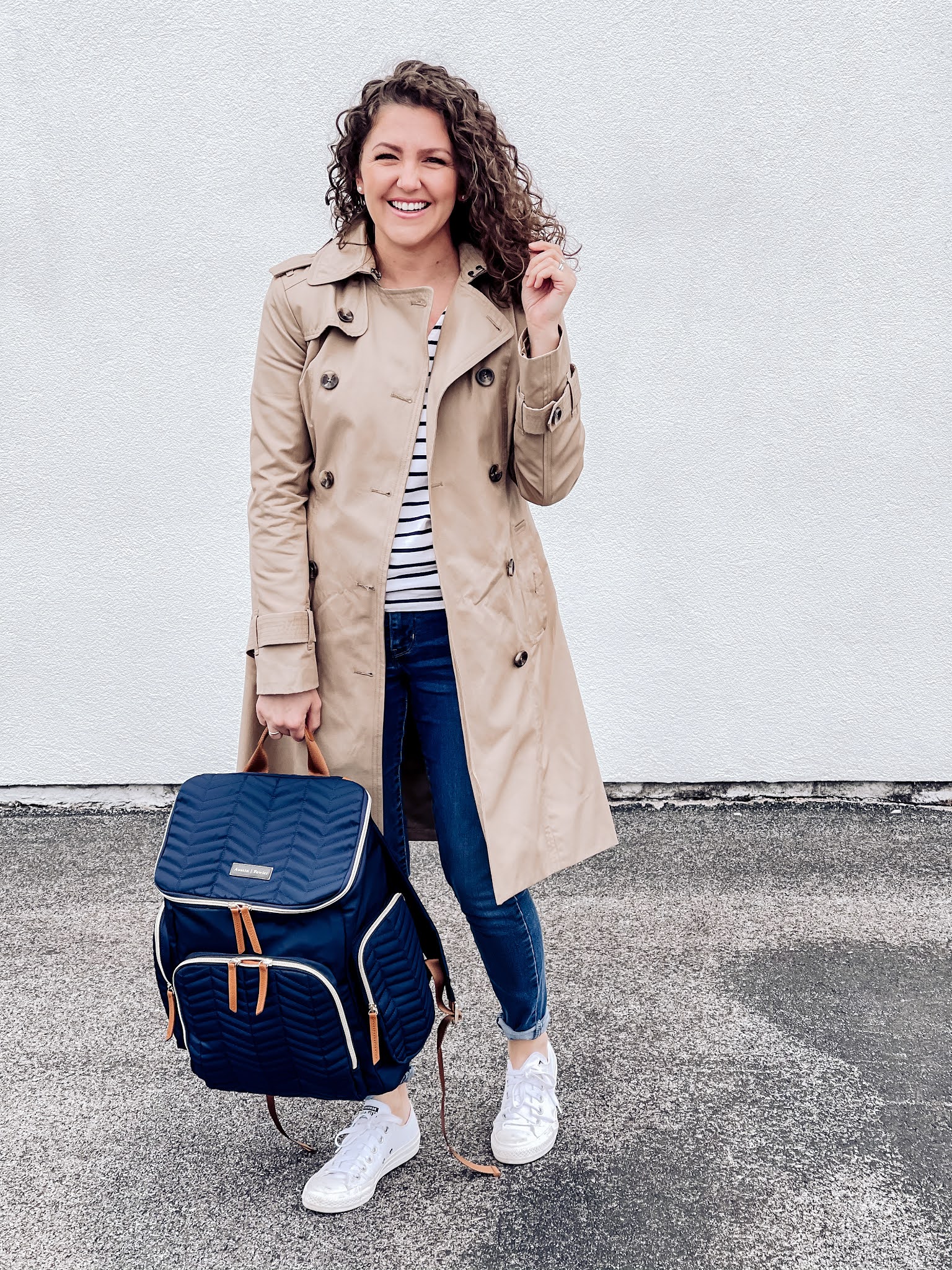 Shaw Avenue | Navy Brielle Austin Fowler Backpack