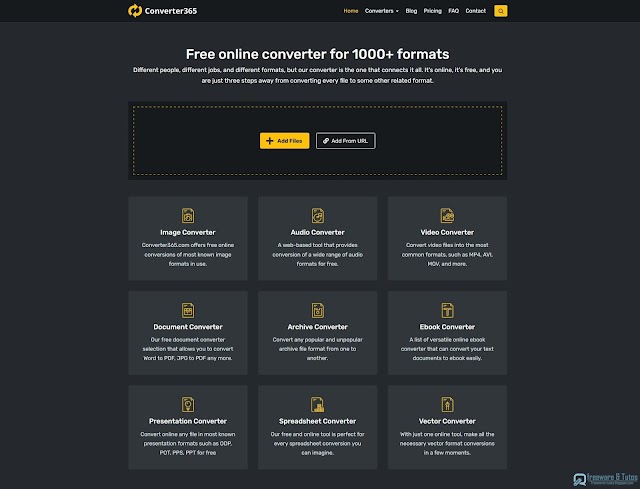 Converter365 : un convertisseur de fichiers en ligne multi-formats 