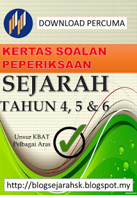Soalan Sejarah tahun 4 ,tahun 5 dan Tahun 6