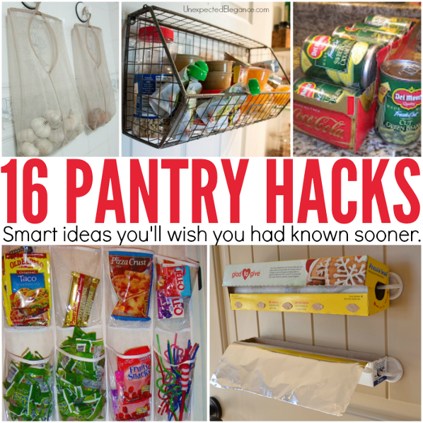 DIY Home Sweet Home 16 Pantry Organizing Hacks