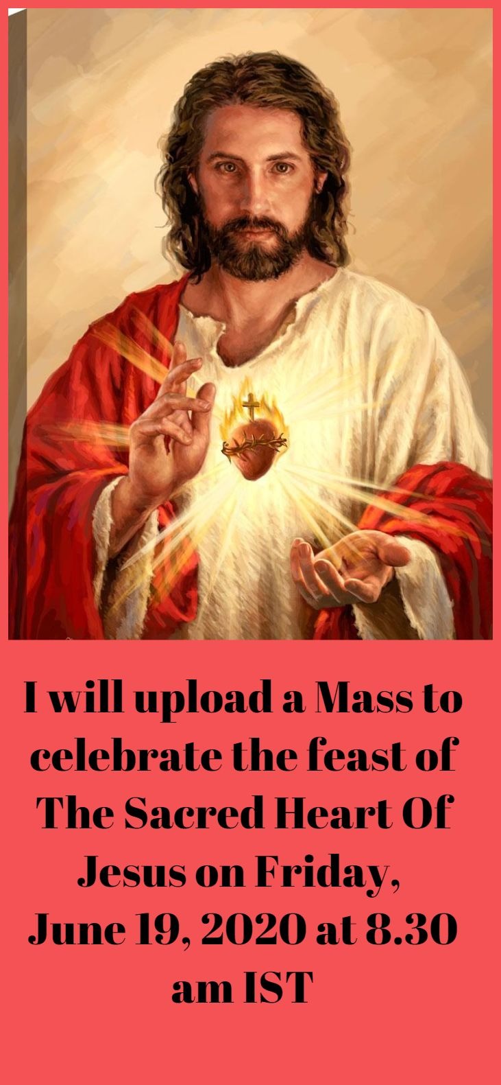 A JESUIT S BLOG Mass To Celebrate The Feast Of The Sacred Heart Of