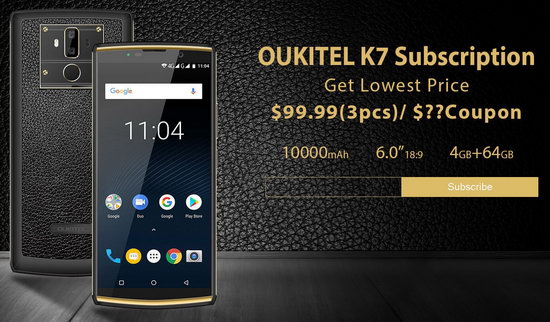 t miss any of our future video tutorials Oukitel K7 Subsscription Activity