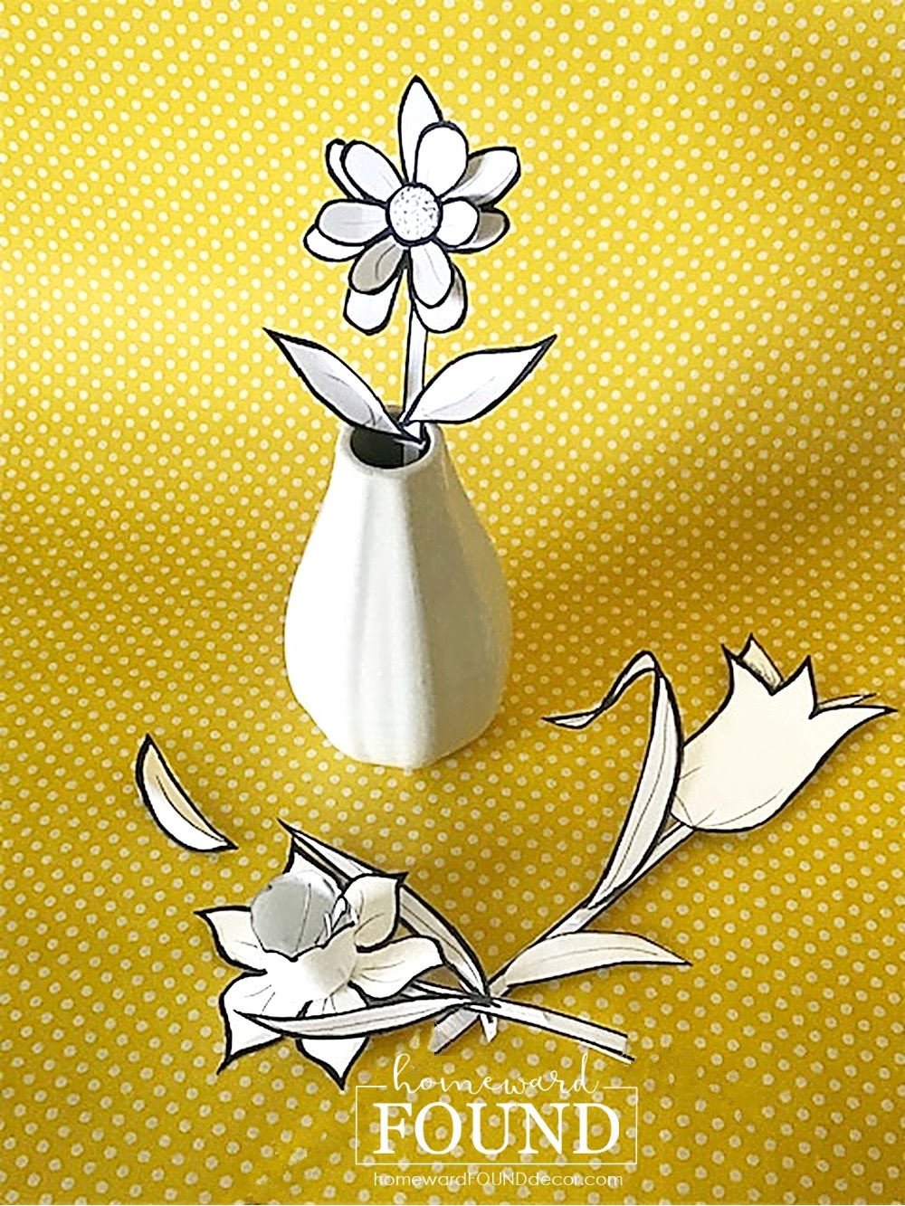 pop art paper posies! homeward found decor