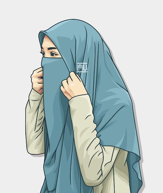 15 Gambar Kartun Muslimah Bercadar Sahabat