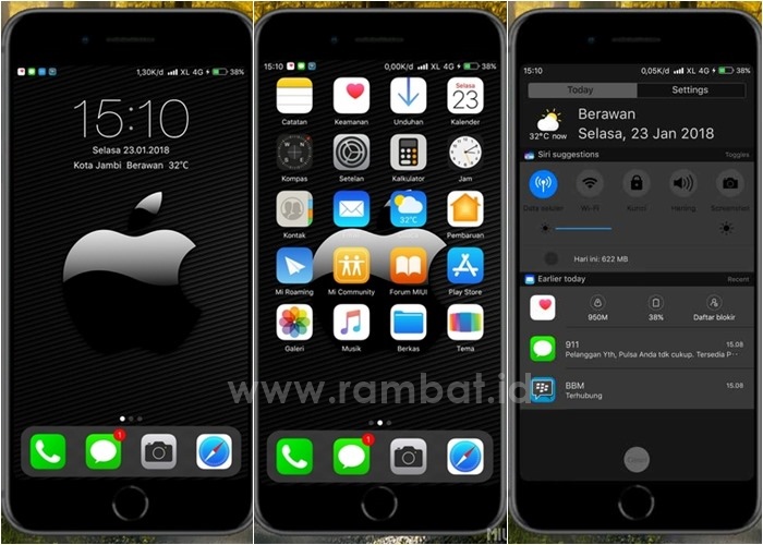 Download Tema Iphone Untuk Xiaomi Terbaru 2019 Tanpa Root