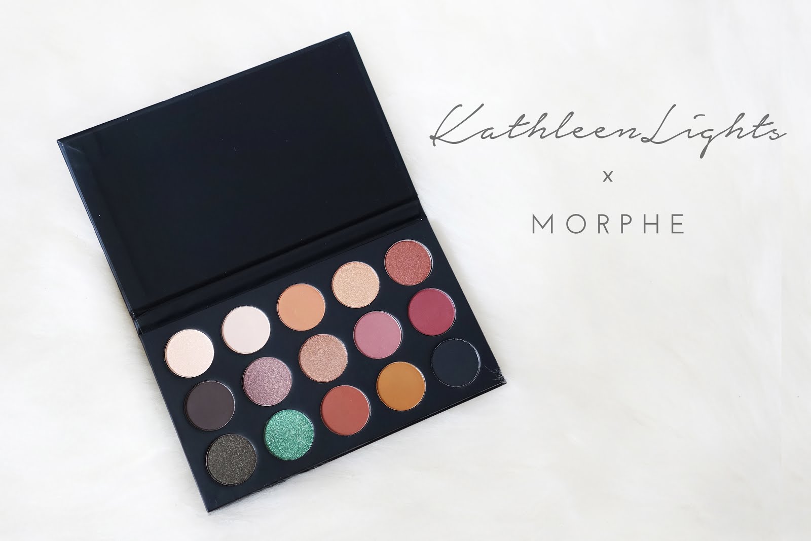 Morphe x KathleenLights Eyeshadow Palette Review and Swatches