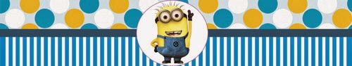 Minions Free Printable Book Marks or Labels. 
