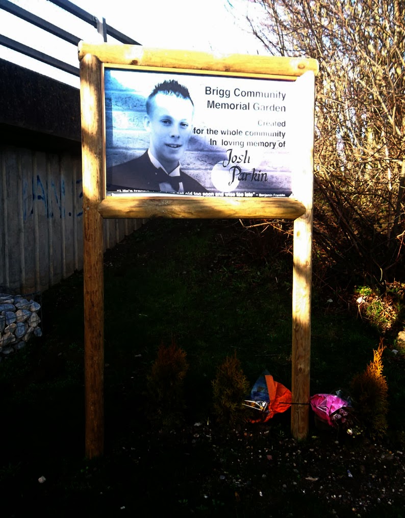 Brigg Community Memorial Garden - remembering Josh Parkin