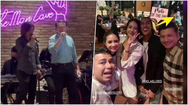 Ahok dan Raffi Ahmad menghadiri pesta