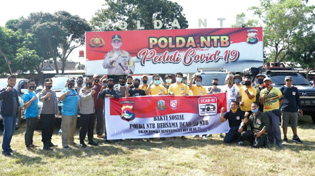 Sambut HUT RI Ke-75, Polda NTB gelar Baksos di 4 Kabupaten  