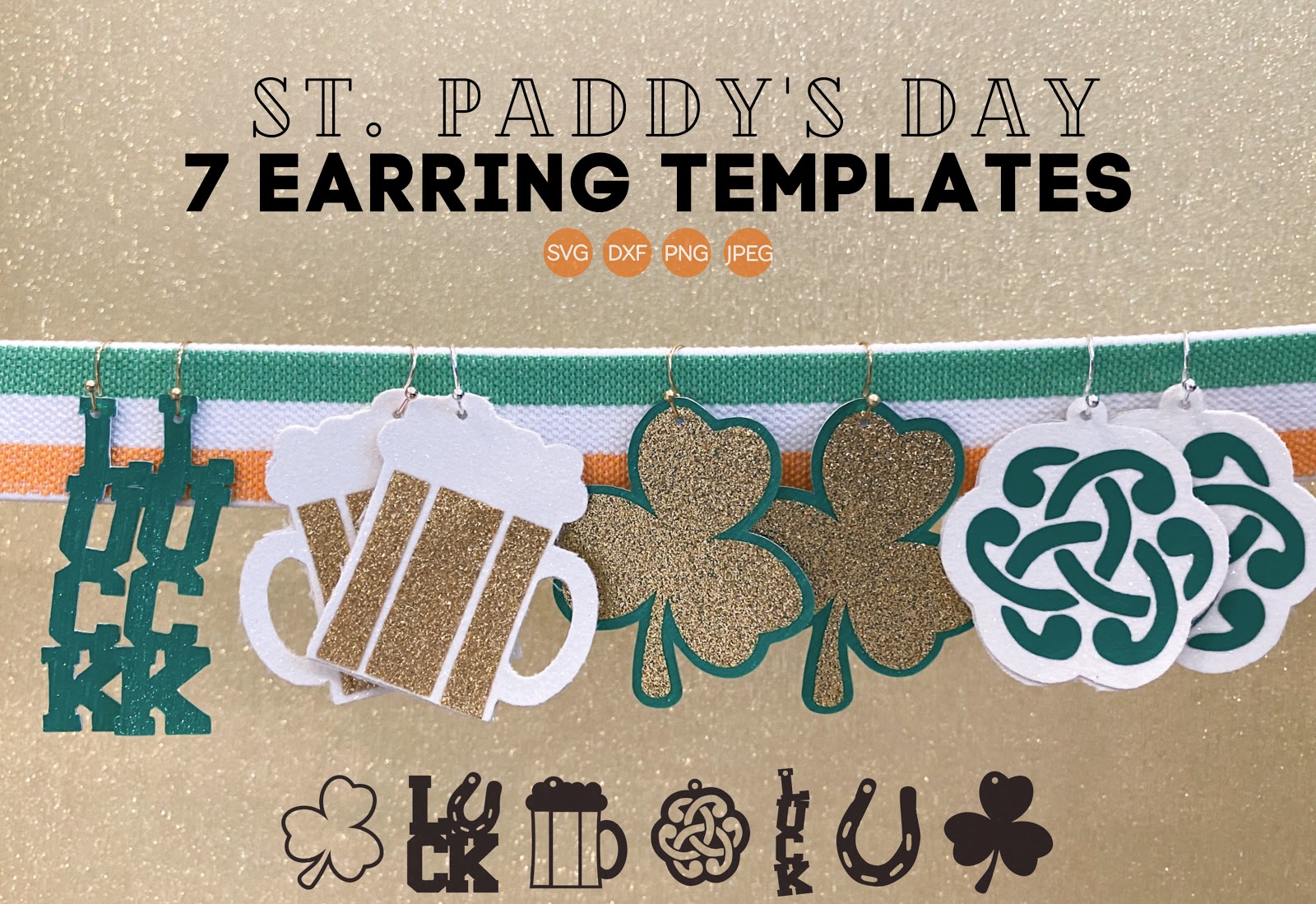 Free Faux Leather Earring Template For Cricut - Free SVG Cut File