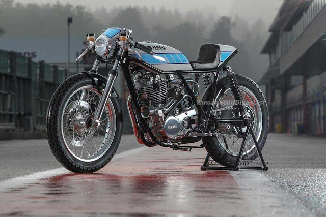 Yamaha SR400 Cafe Racer by Fred Krugger