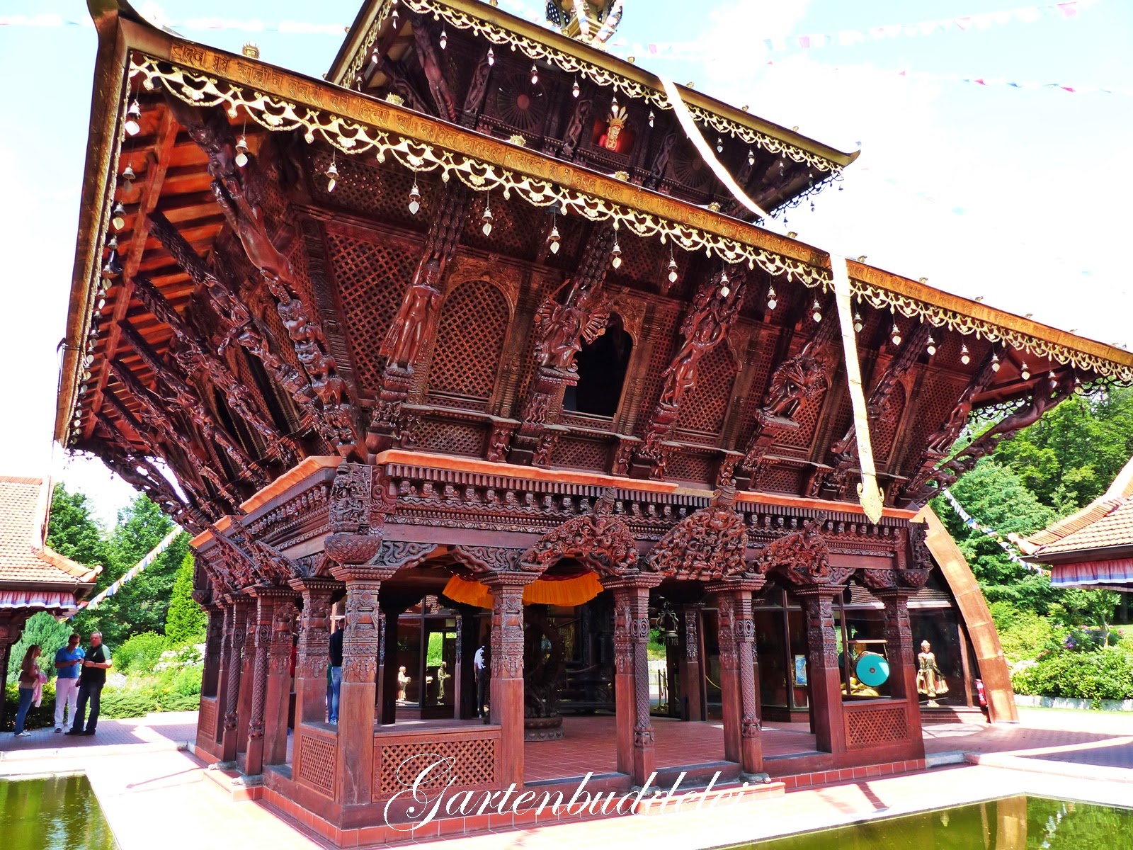 Gartenbuddelei Nepal Himalaya Pavillon