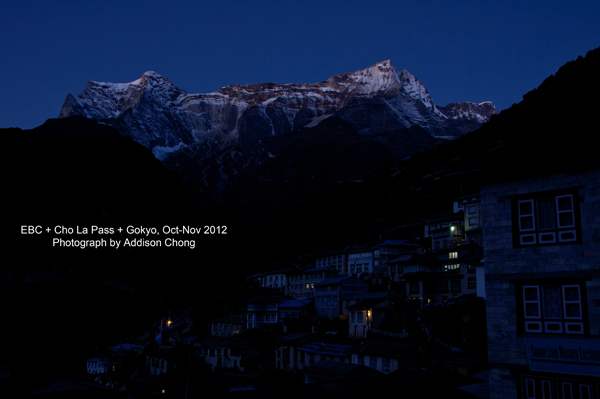 Kongde Ri at Namche Bazzar Kongde Ri at Namche Bazzar