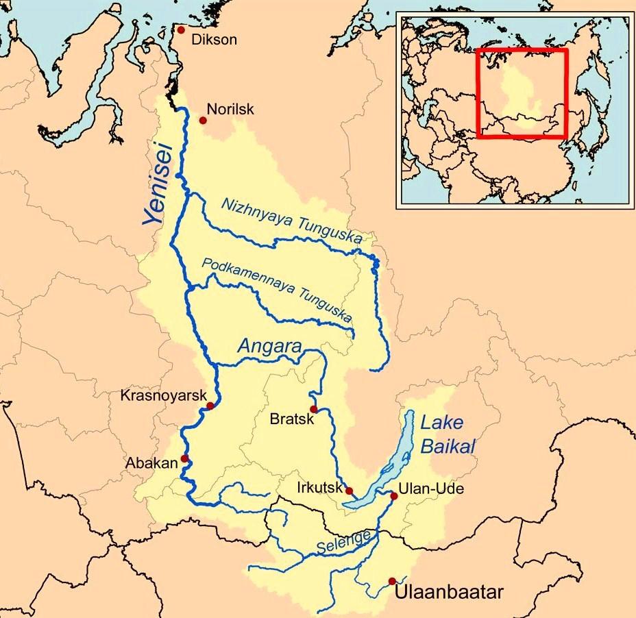 Ultima Thule The mighty Yenisei, one of the four great rivers of