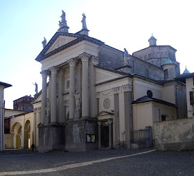 Ivrea's cathedral, with its neoclassical facade