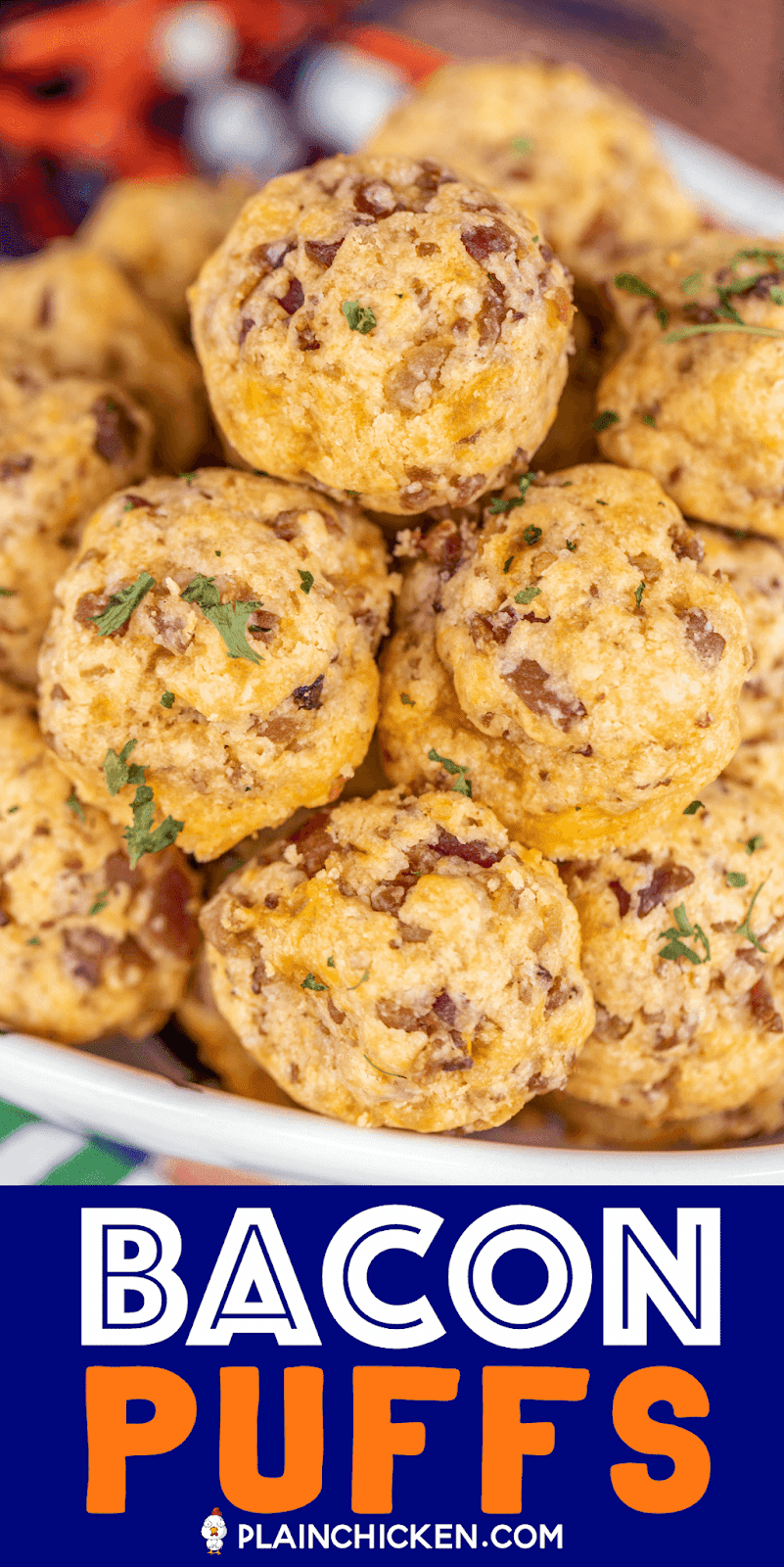 Bacon Puffs Football Friday Plain Chicken®