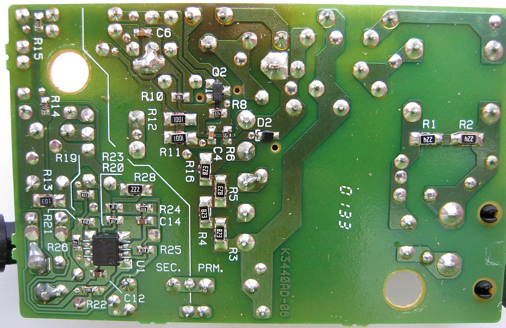 Common Emitter Teardown HP printer power supply