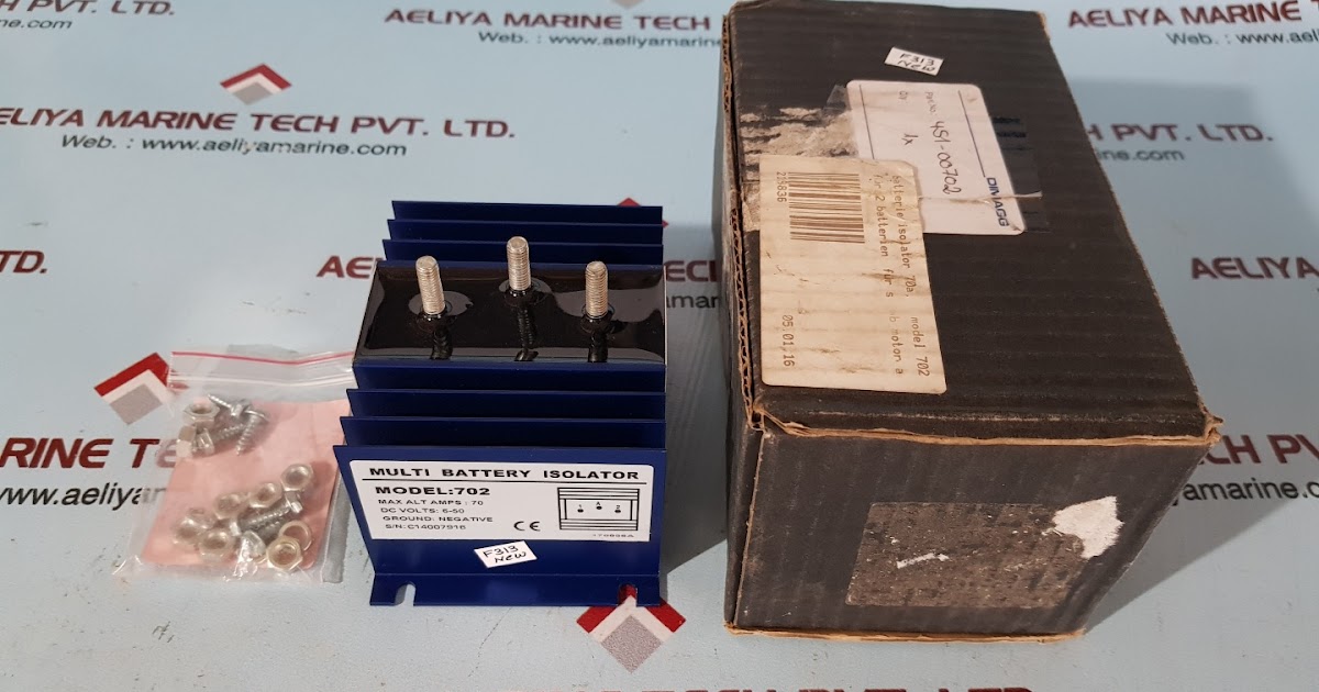 AELIYA MARINE TECH PVT LTD MULTI BATTERY ISOLATOR 702