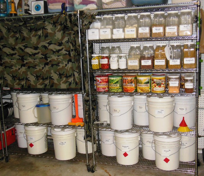 Living Prepared A Quick Look at My Long Term Dry Bulk Food Storage
