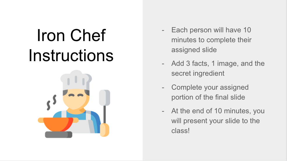 Learn Lead Grow My Spin on the Iron Chef Eduprotocol