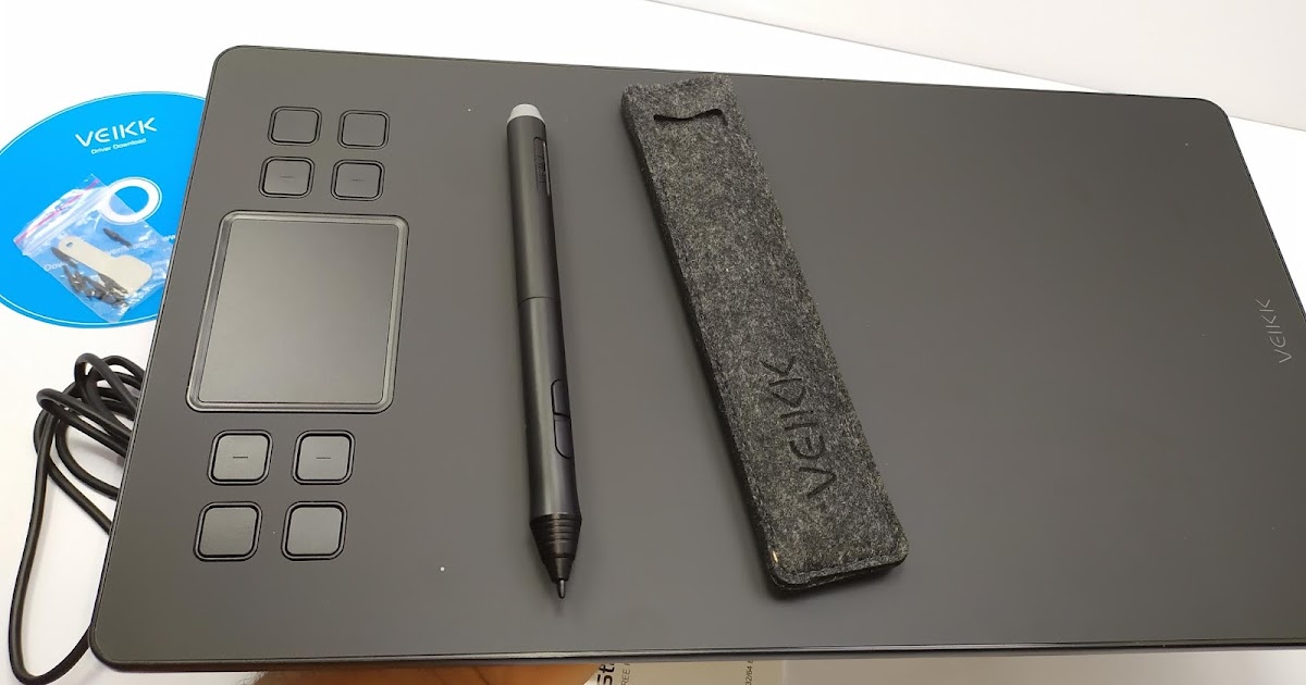 فتح علبة و مراجعة تابلت الرسم Veikk A50 Graphics Tablet