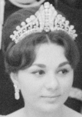 diamond tiara iran empress farah diba pahlavi